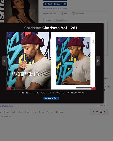 Photo Published in the 261 edition of Charisma Magazine