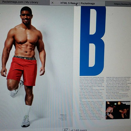 Photo published in Attitude Magazine