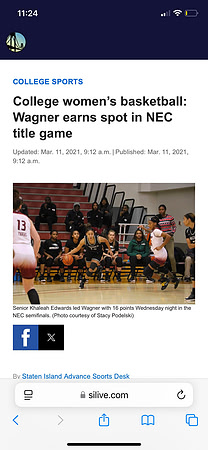 Photo published in Staten Island Advance